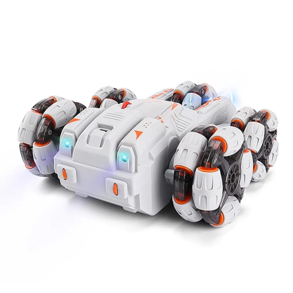 360-degree Swing Arm Rc Car - Double Control 2.4g Multifunctional Five-wheeled