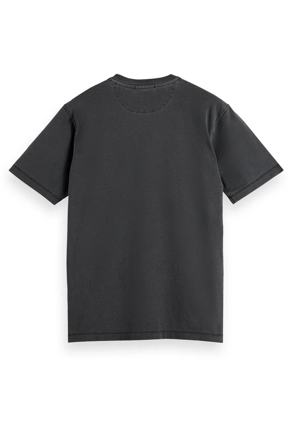 Garment Dye Logo Embroidery Tee (Black) - S1716850008