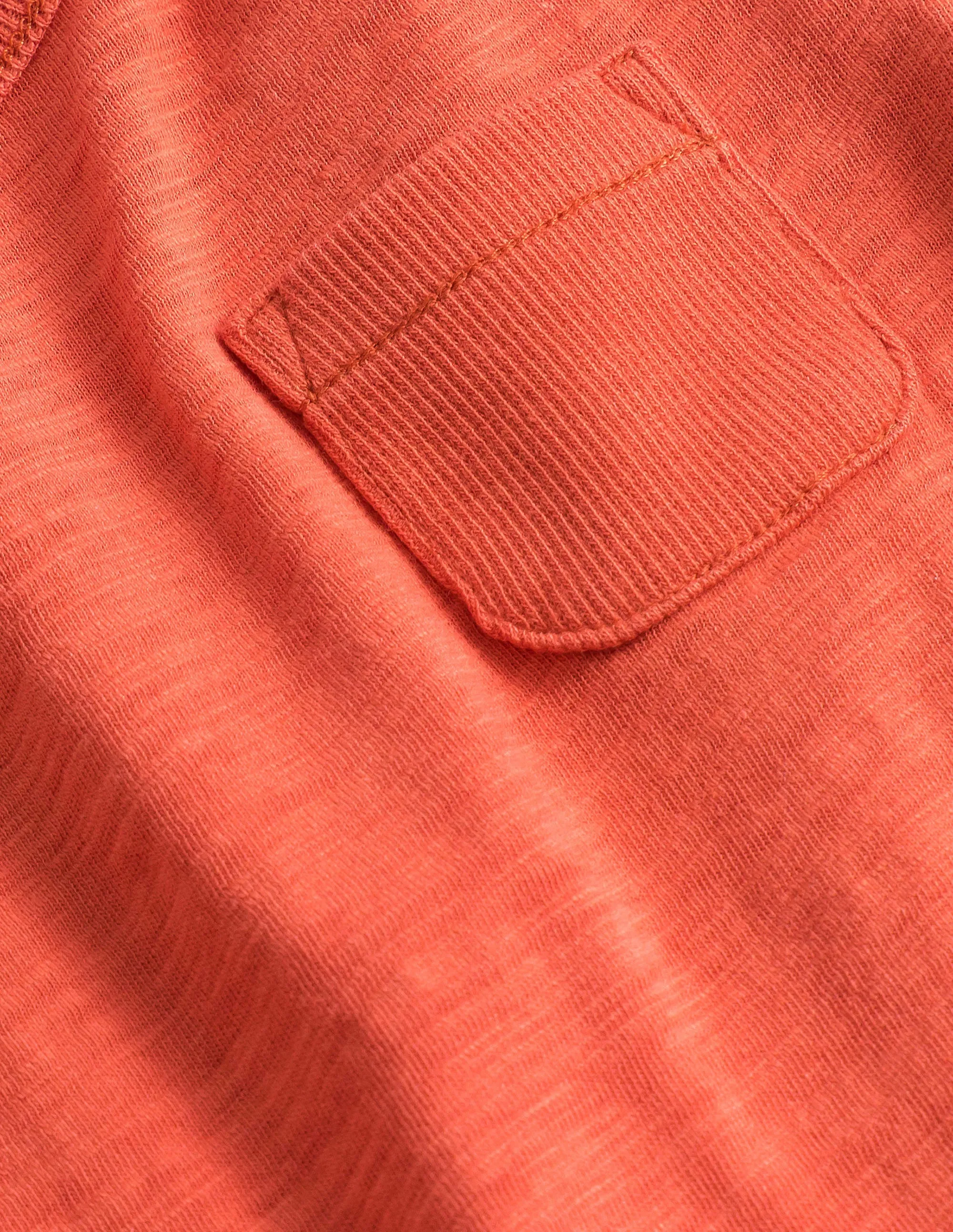 Garment Wash T-Shirt-Jam Red