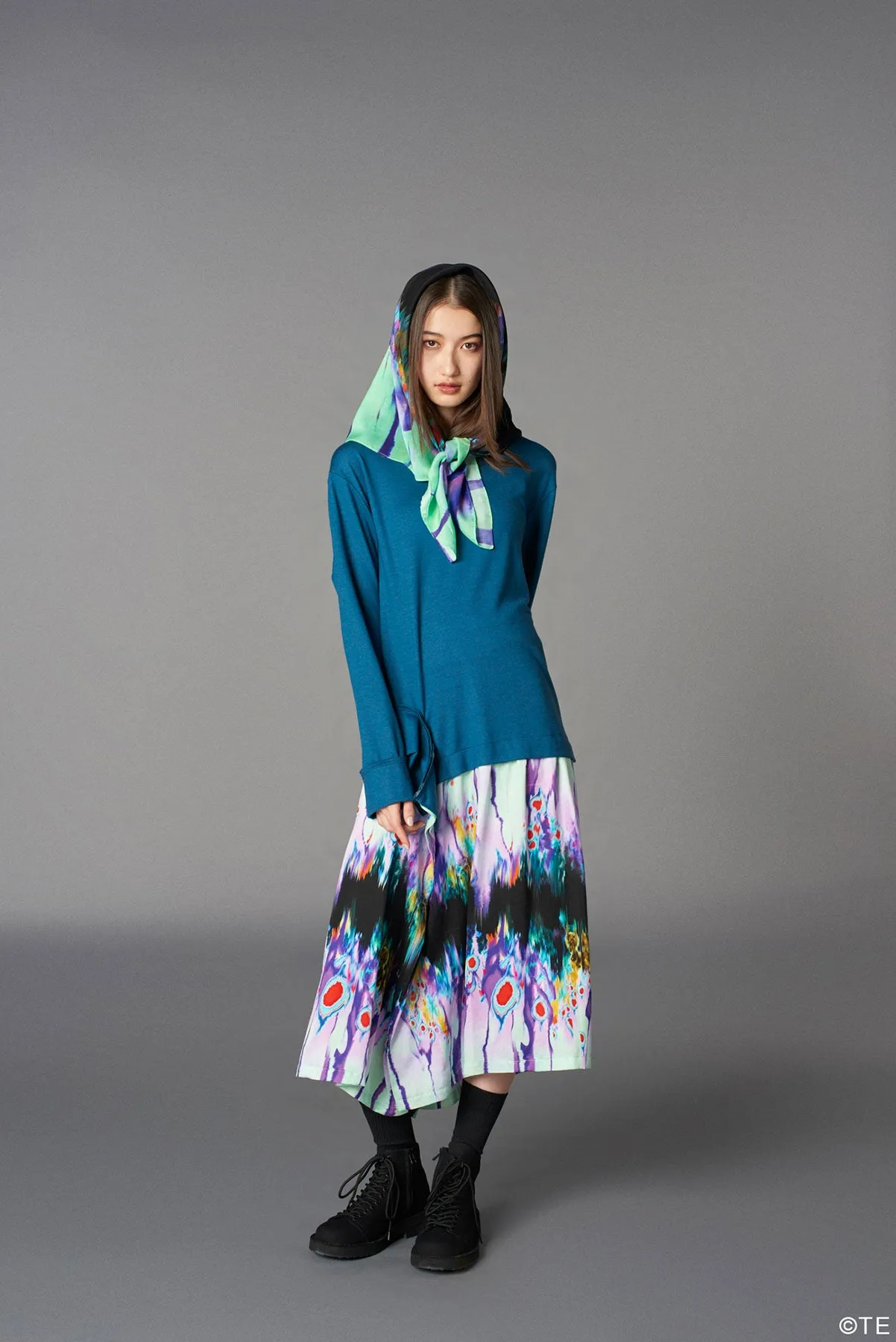 Ground Y  MONONOKE The Movie  Collaborate Collection HINEZUMI PATTERN MODAL LAWN SCARF