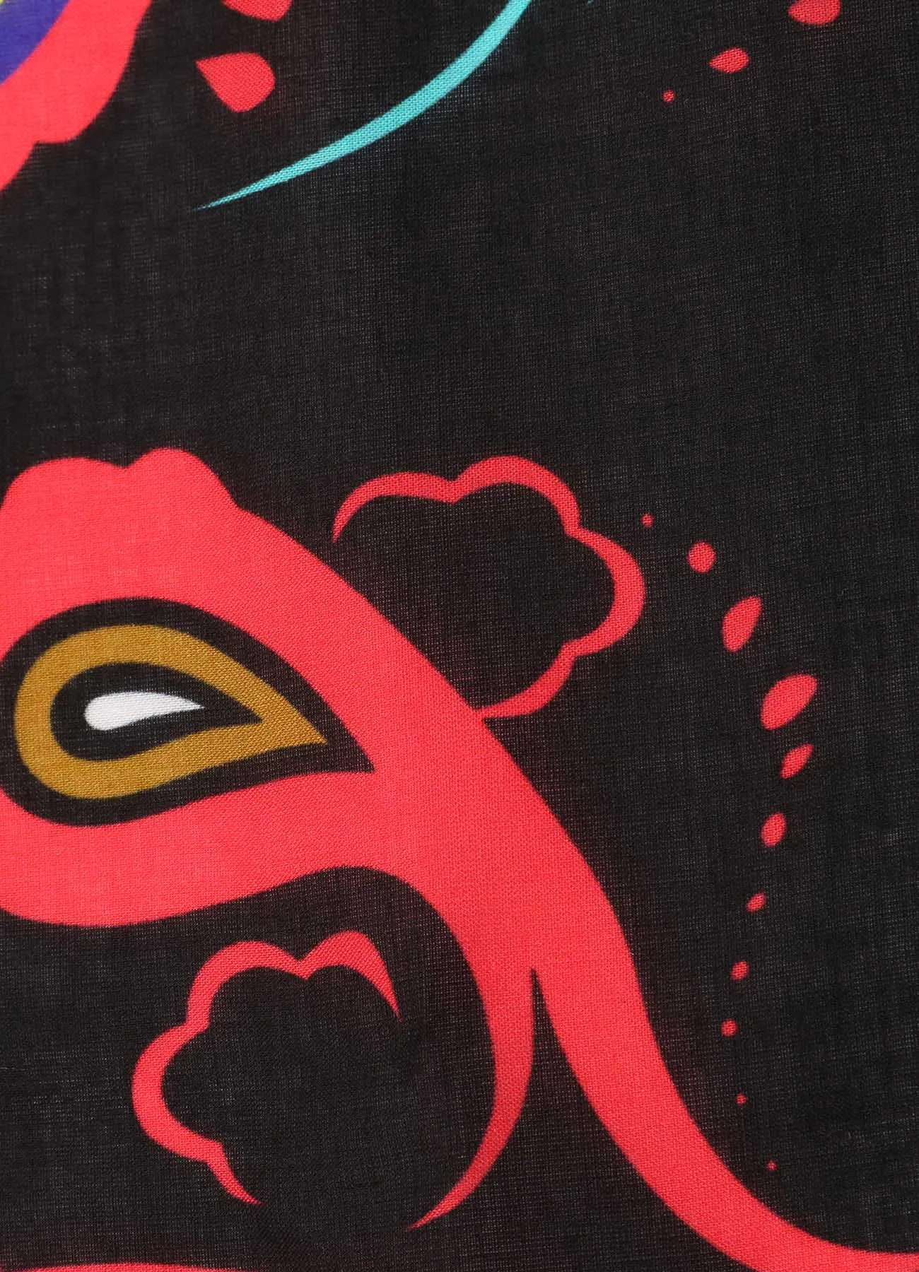 Ground Y  MONONOKE The Movie  Collaborate Collection KUSURIURI KIMONO PAISLEY MODAL LAWN SCARF