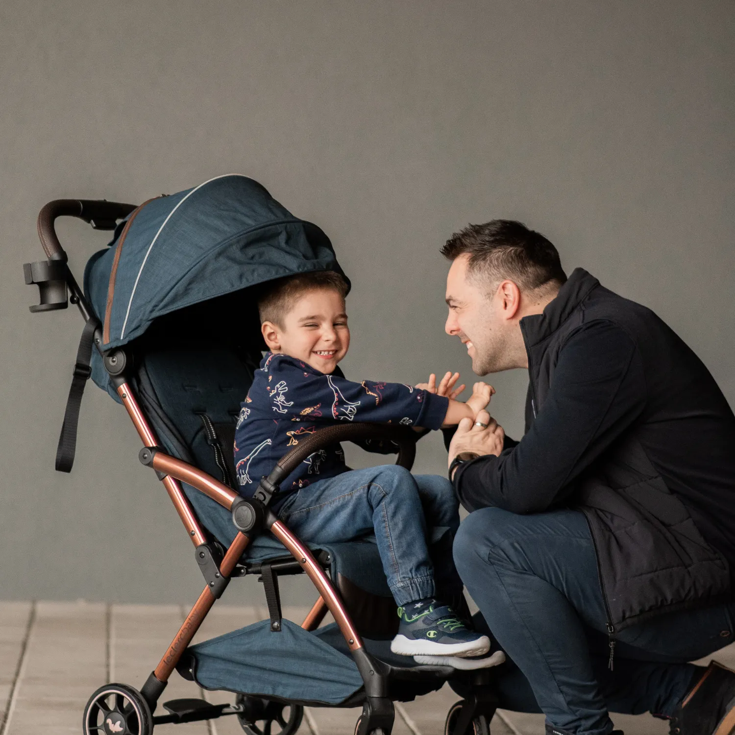Leclercbaby Combo Influencer Air Denim Blue (Stroller   Luxury Organiser)