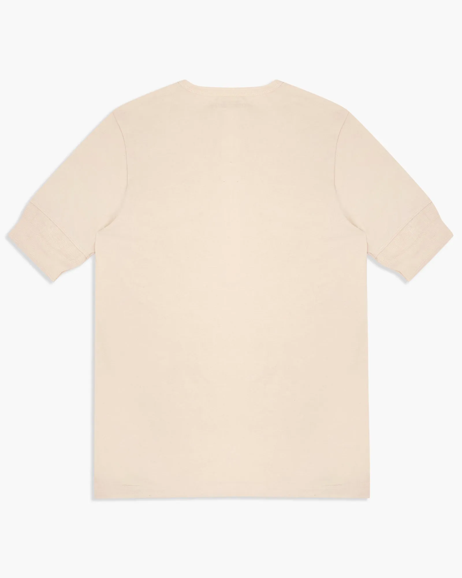 Merz b. Schwanen Good Originals 207 7.2oz Loopwheeled S/S Henley - Nature