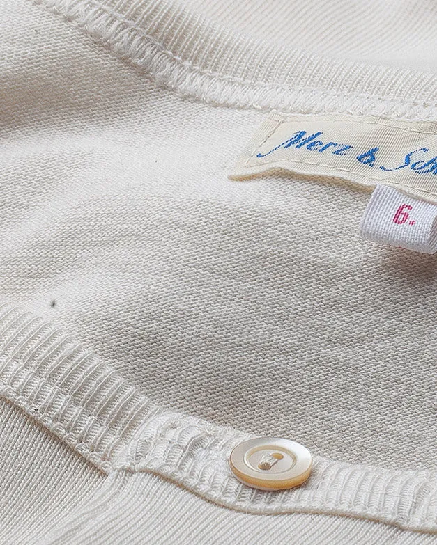 Merz b. Schwanen Good Originals 207 7.2oz Loopwheeled S/S Henley - Nature