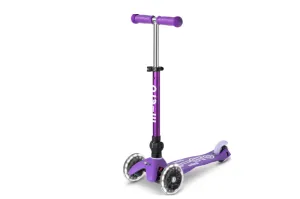 Micro Mini Deluxe Foldable LED Scooter- Purple