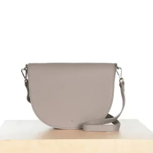 Mini Saddle Bag (Taupe Pebble)