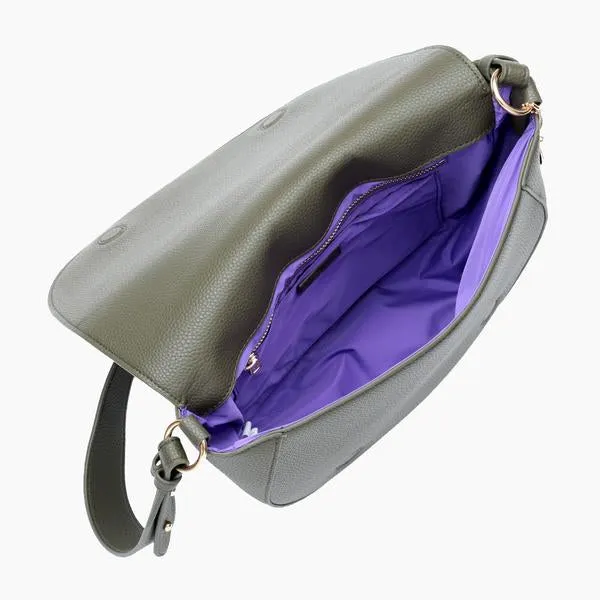 Saddle Bag (Khaki Pebble)
