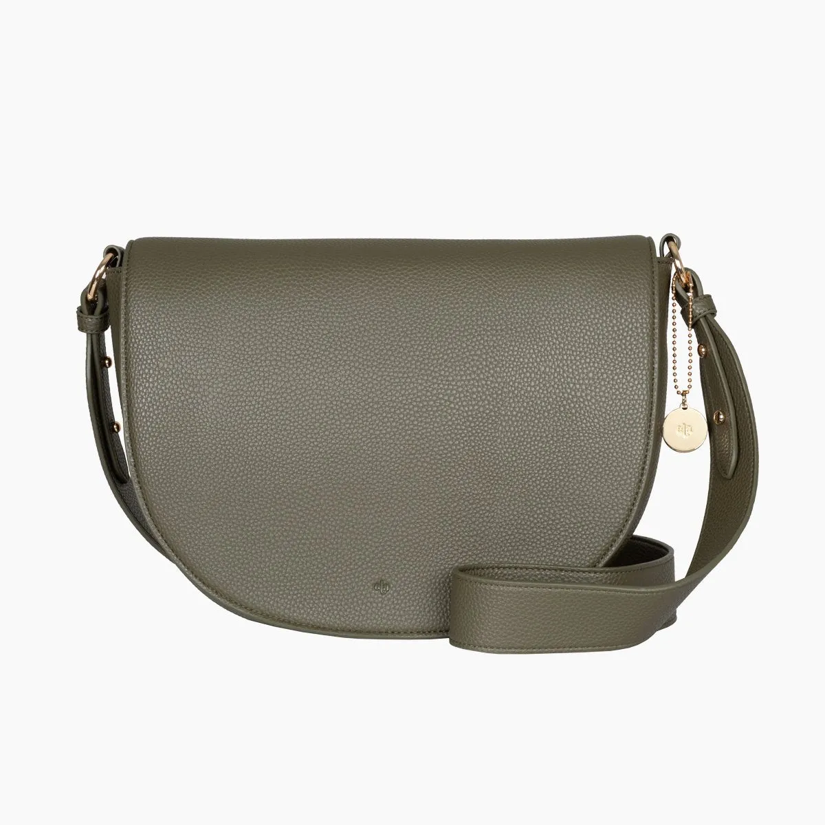 Saddle Bag (Khaki Pebble)