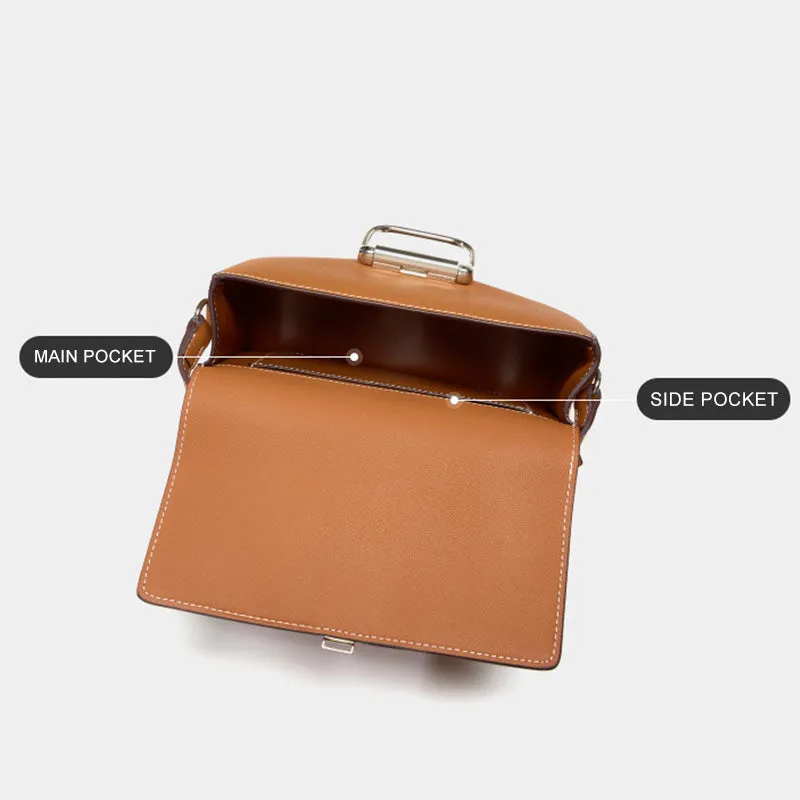 Women Fashion Leather Saddle Cross Body Bag