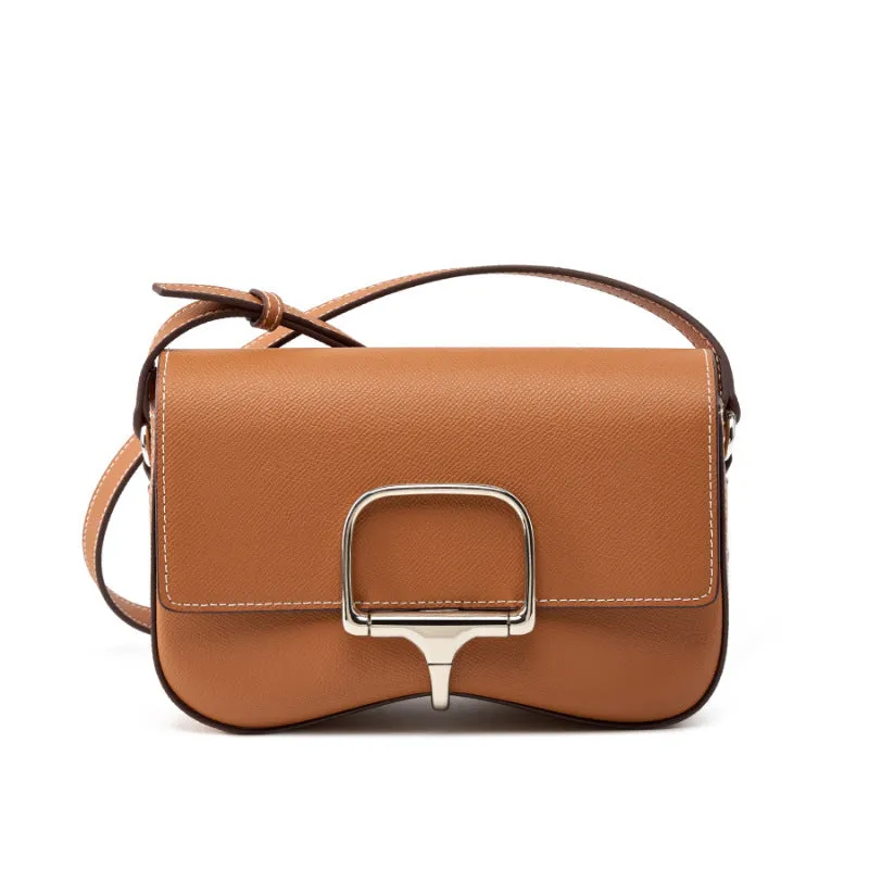Women Fashion Leather Saddle Cross Body Bag