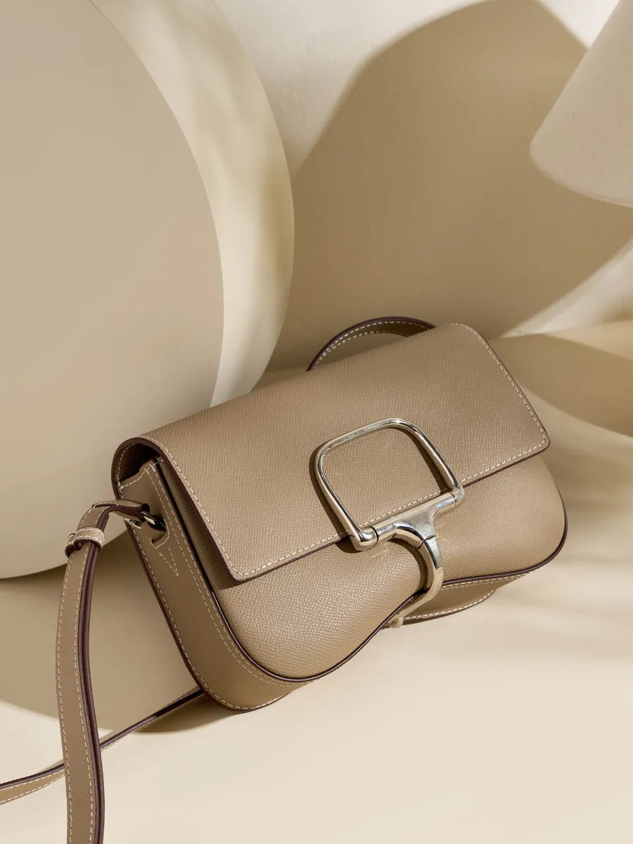 Women Fashion Leather Saddle Cross Body Bag