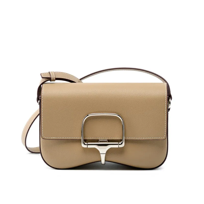 Women Fashion Leather Saddle Cross Body Bag